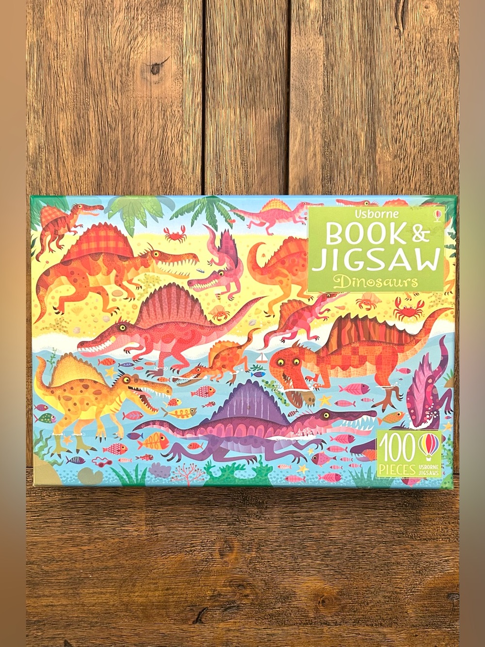 Usborne Dinosaurs 100 Piece Puzzle. No Book. From 2017.